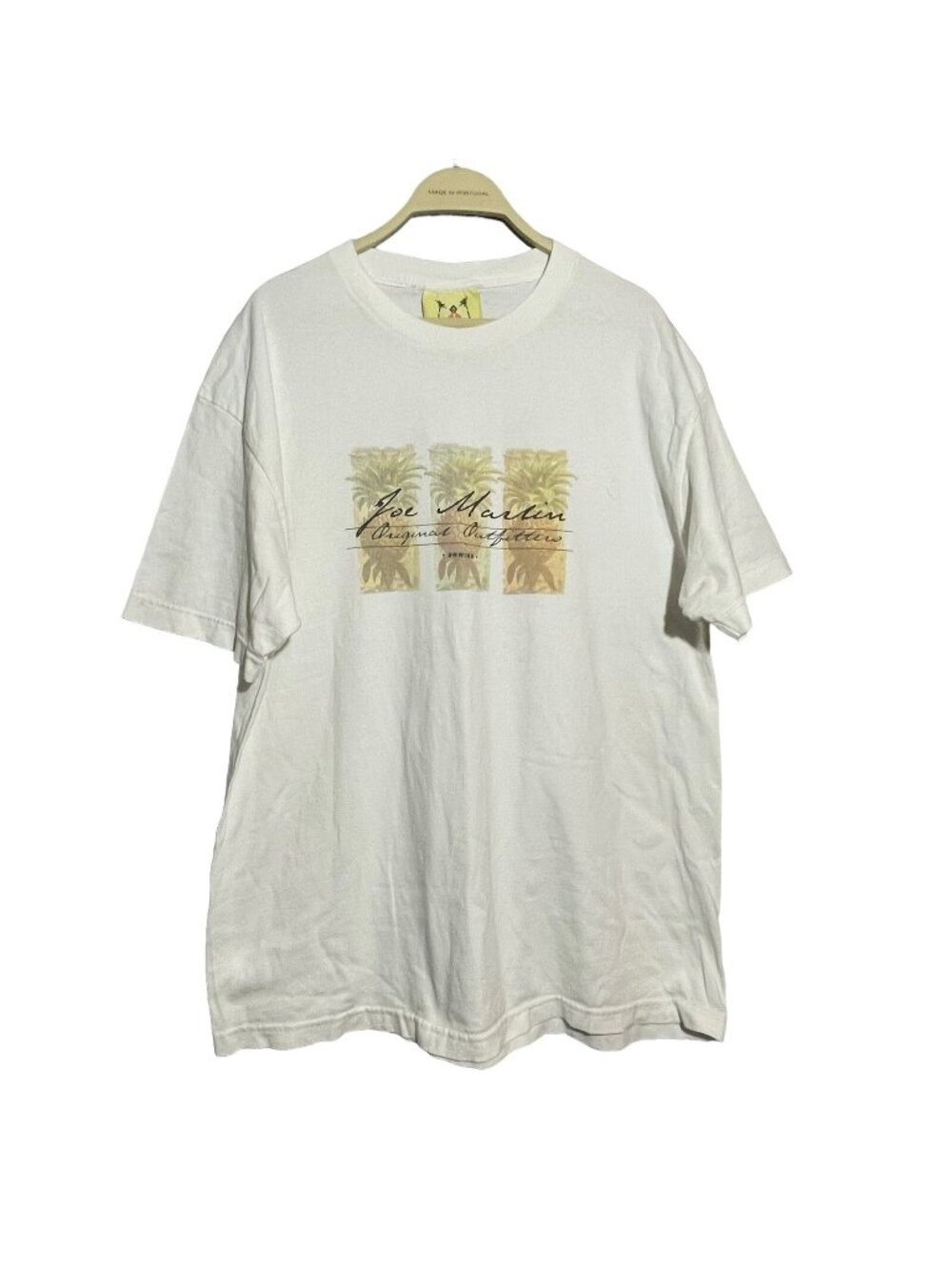 Unwind Joe Marlin Hawaiian Aloha TShirt Men Size XL Pineapple Tropical Fruit Tee